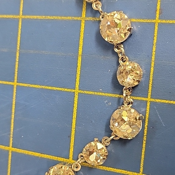 Diamond Faux Silver Tone 18" + 2" Extension Necklace - Picture 4 of 6